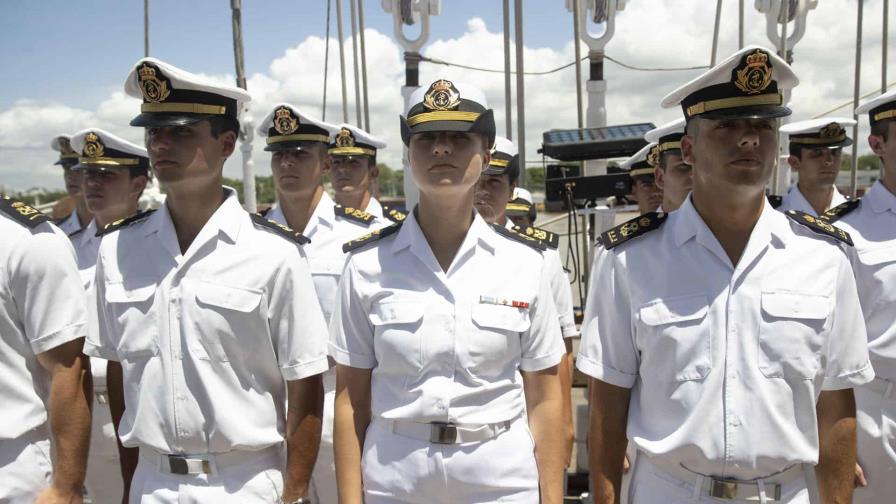La princesa Leonor culmina su travesía latinoamericana y pone hoy rumbo a Nueva York