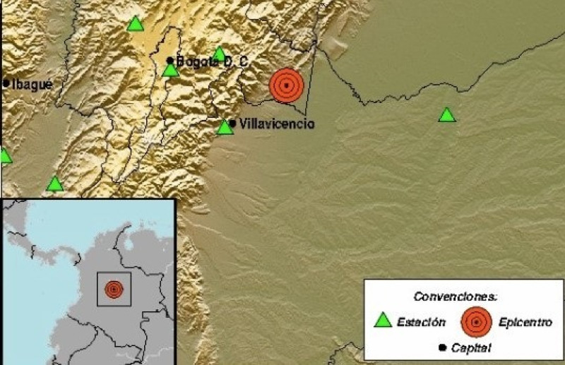 Terremoto de 6,5 de magnitud sacude región de Bogotá