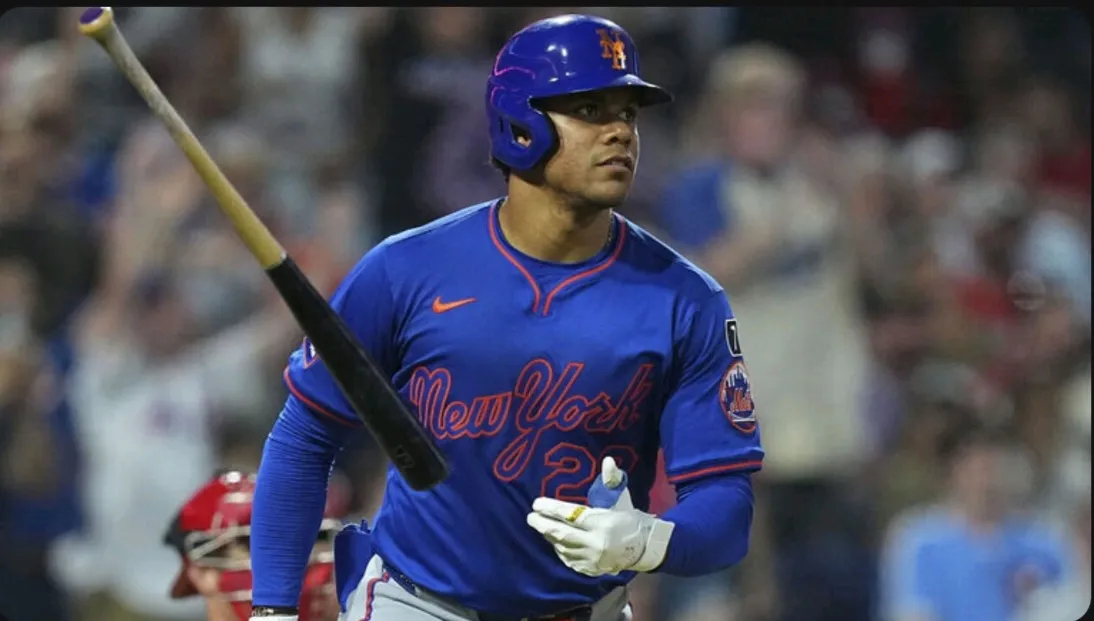 Juan Soto con dos jonrones lidera ataque de Mets en Filadelfia
