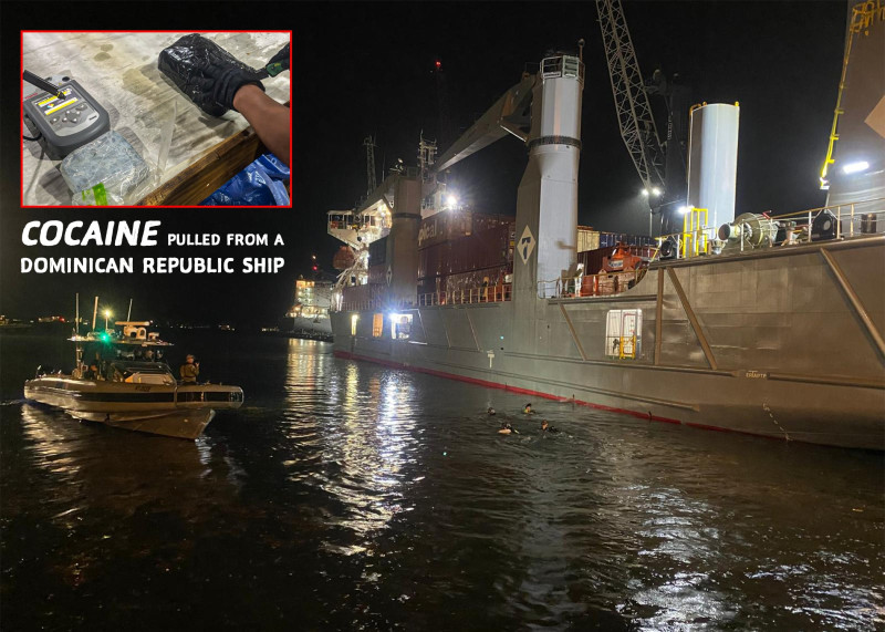 Incautan en un barco en Miami con 3.6 kilogramos de cocaína provenientes de República Dominicana