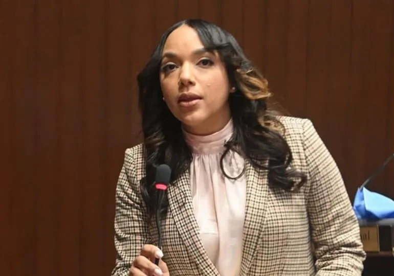 Diputada denuncia alcaldía siembra caos en SDE tras colocación de badenes