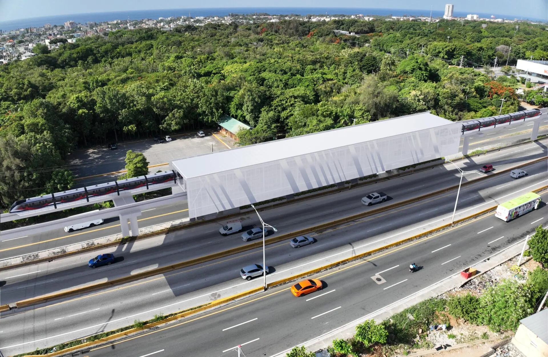 Designan veedores para procurar licitación participativa de monoriel de Santo Domingo