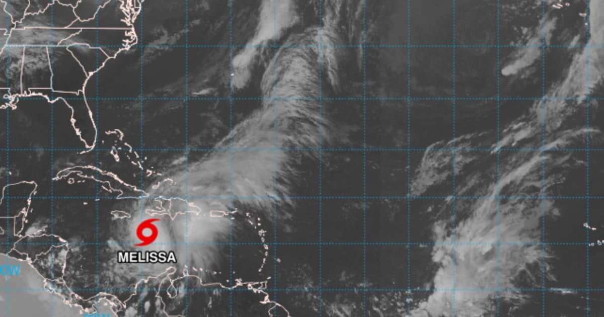 El Huracán Melissa, alcanza categoría 5 mientras se acerca a Jamaica; en RD seguirá incidiendo con lluvias