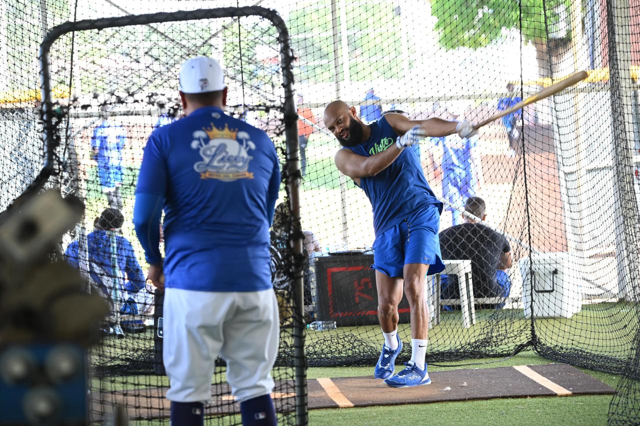 El capitán del Licey Emilio Bonifacio se integra a los entrenamientos