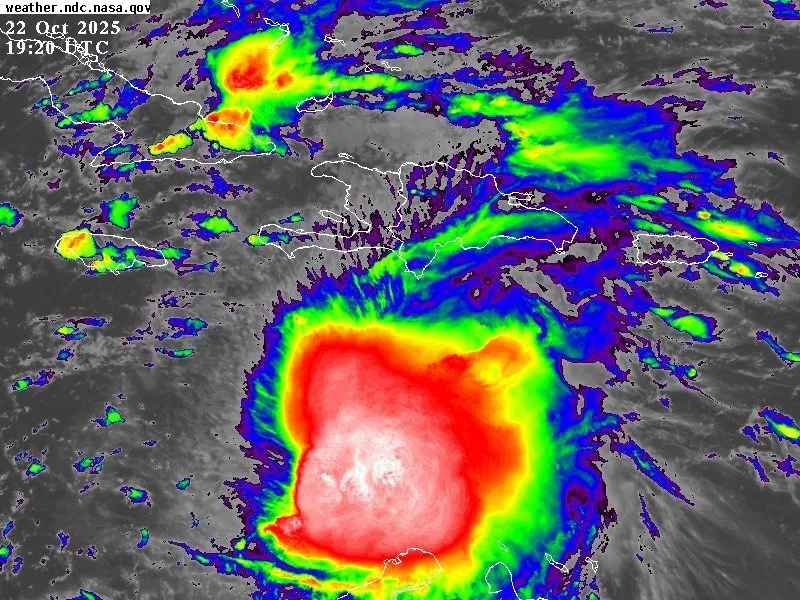 INDOMET Prevén más lluvias en el país por efectos de tormenta Melissa