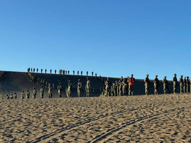 Las Dunas de Baní bajo fuerte patrullaje de la Armada