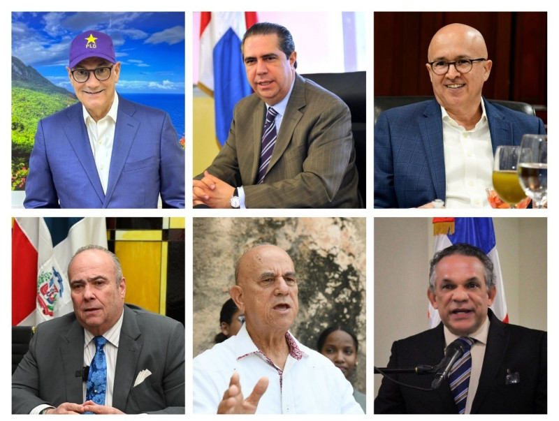 PLD presenta lista de ocho aspirantes a candidato presidencial