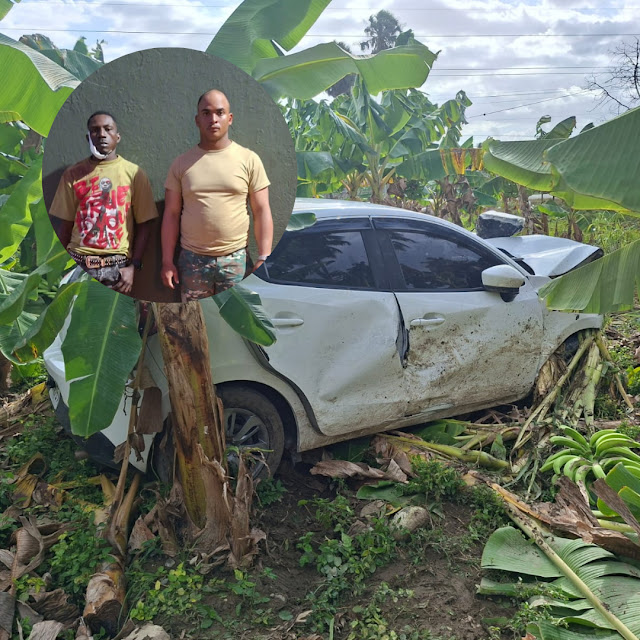 Carretera San Juan Azua: atrapan oficial ERD transportando haitiano