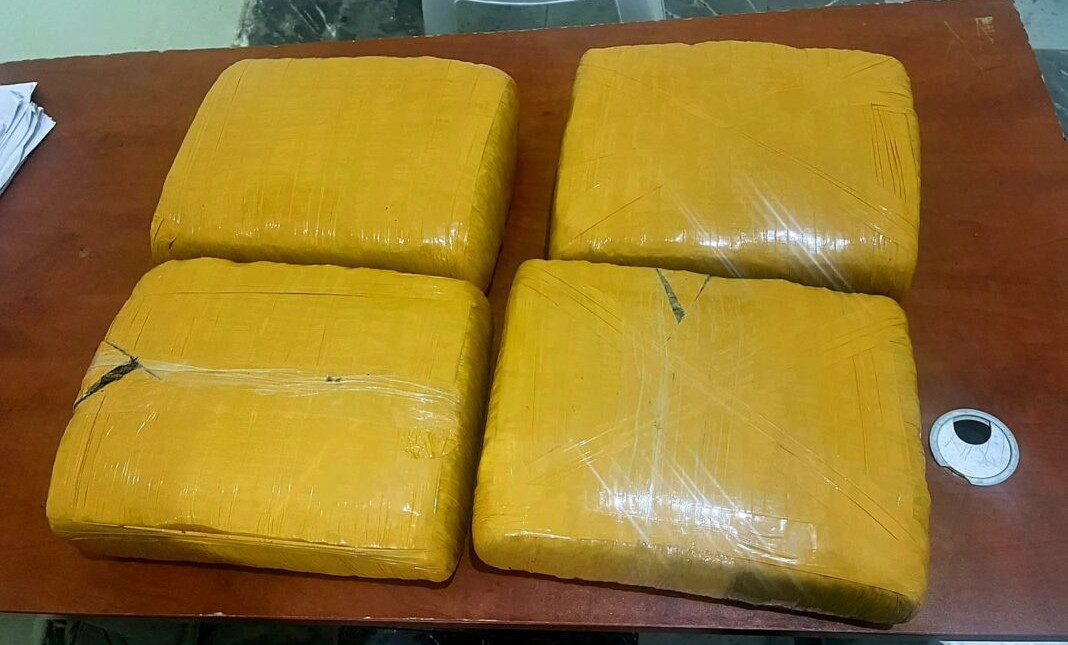 Ejército ocupa cuatro pacas de presunta marihuana abandonadas en Elías Piña