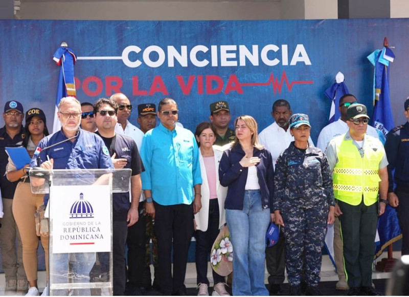 Desde Peravia realizan segundo lanzamiento del operativo “Conciencia por la vida”