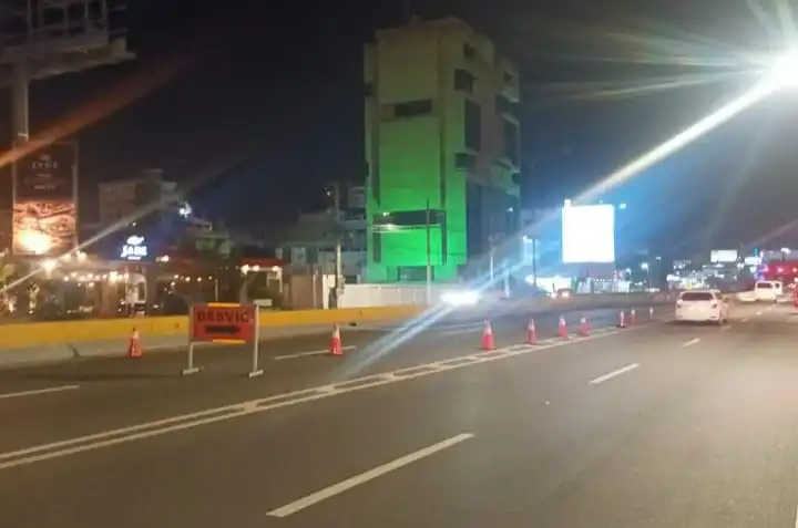 Anuncian cierre temporal en paso a desnivel de Tiradentes con 27 de Febrero