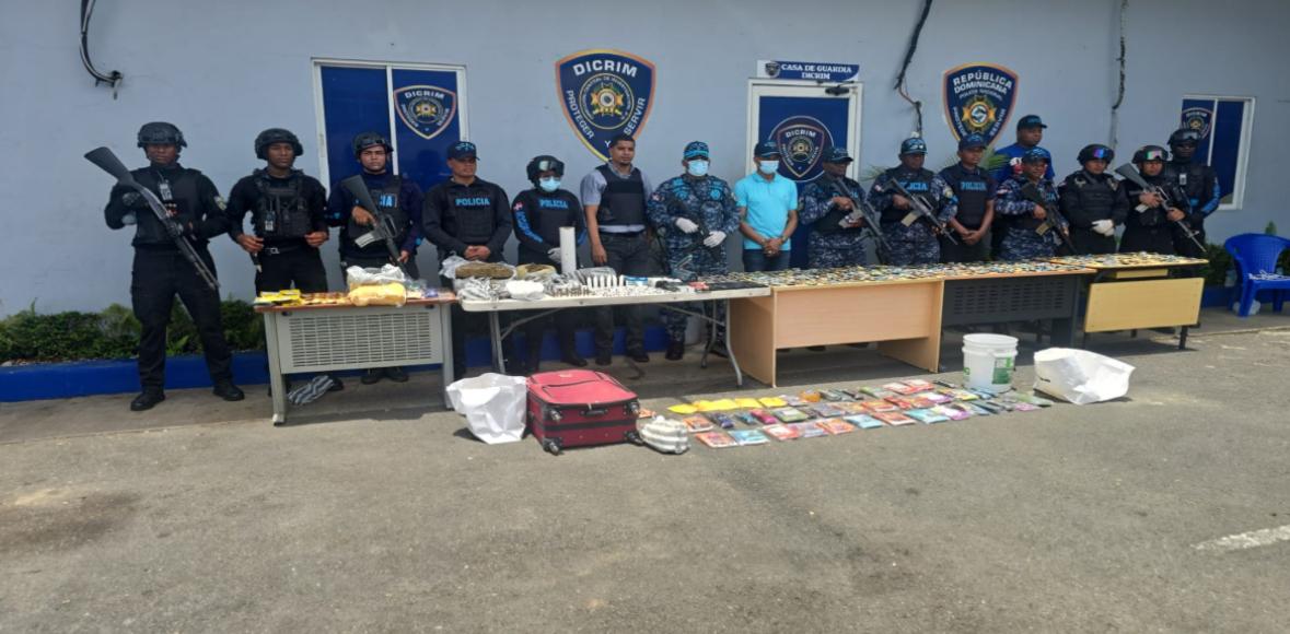 Policía ocupa drogas y equipos de microtráfico en punto vinculado al fallecido “Biciclón” en Bonao