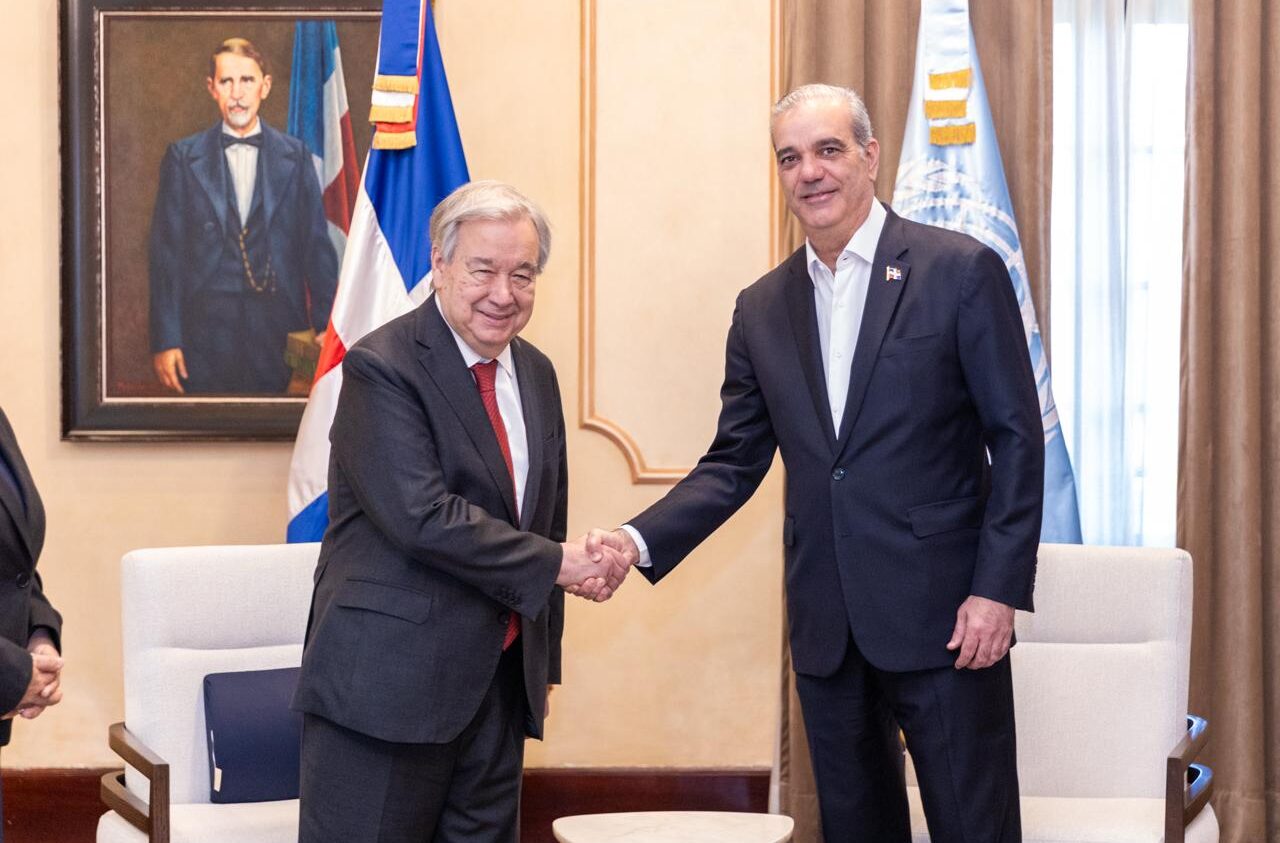 Guterres y Abinader coinciden en prioridad de combatir las bandas armadas en Haití