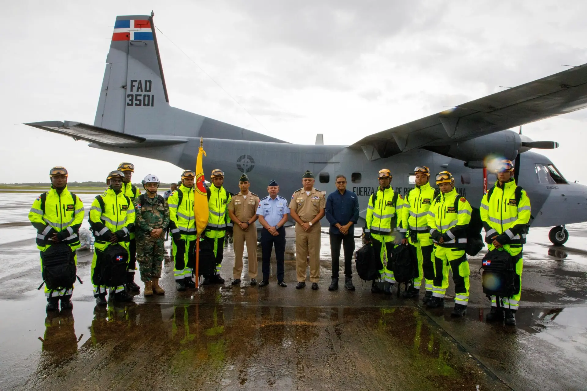 RD despliega equipo especializado de las Fuerzas Armadas hacia Venezuela