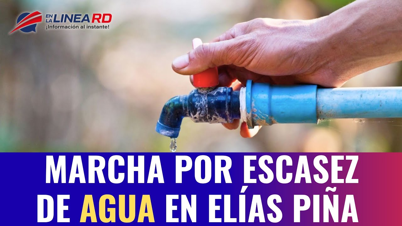 Marcha por agua culmina con llamado firme a la construcción del Acueducto Múltiple de Comendador y El Llano
