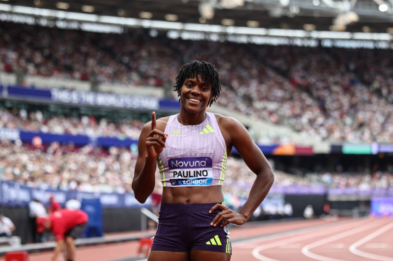 Marileidy Paulino mantiene su dominio en los 400 lisos en Londres y logra su cuarto triunfo este año