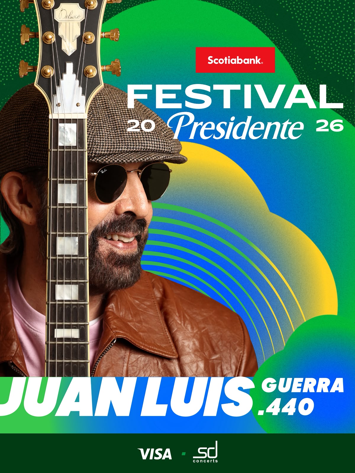 Juan Luis Guerra se une a la cartelera de artistas del Festival Presidente 2026