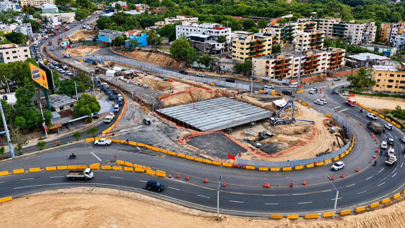 Obras Públicas avanza construcción de viaducto y túnel en la avenida República de Colombia